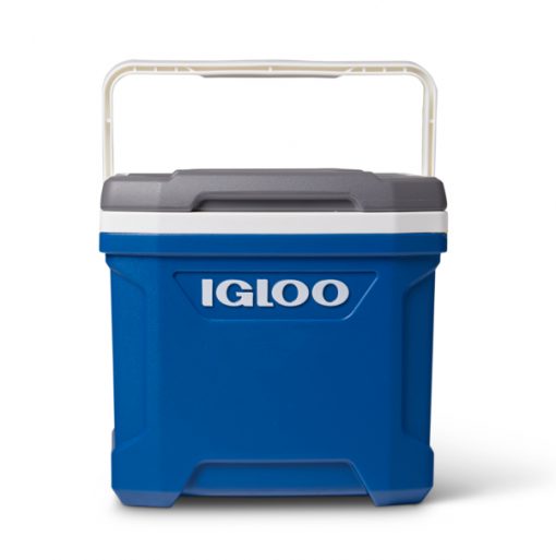 Nevera Igloo 15 litros azul con asa para transporte