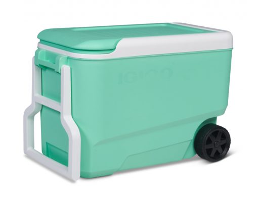 Nevera rígida con ruedas de Igloo Wheelie Cool 38 con capacidad de 36L Color Menta