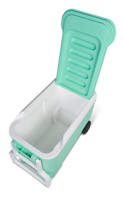 Nevera rígida con ruedas de Igloo Wheelie Cool 38 con capacidad de 36L Color Menta - Imagen 4