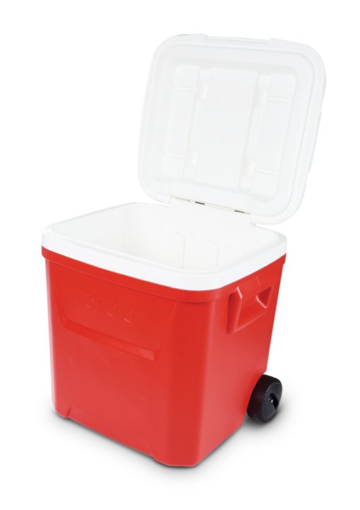 Nevera rígida con ruedas de Igloo Laguna Roller 60 con capacidad de 57L Color Rojo - Imagen 5