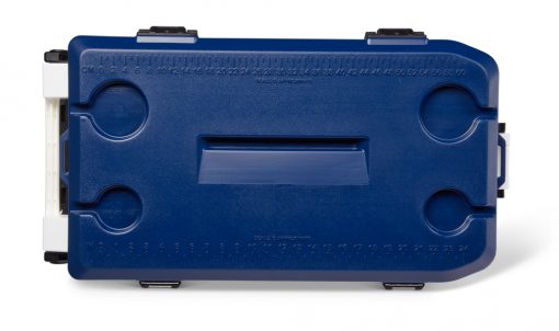 Nevera rígida con ruedas de Igloo MaxCold Latitude 90 Roller con capacidad de 85L. Color Azul y gris - Imagen 2