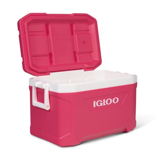 Nevera rígida de Igloo Latitude 52 Pinkishred con capacidad de 49L Color Rosa - Imagen 2