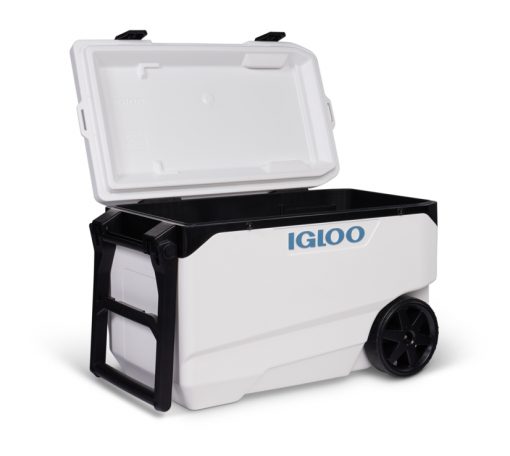 Nevera con ruedas Igloo 81 litros con asa de transporte