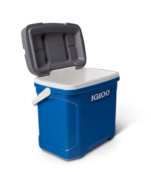 Nevera rígida de Igloo Latitude 30 con capacidad de 28L color Azul - Imagen 3