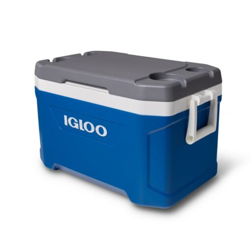 Nevera rígida de Igloo Latitude 52 con capacidad de 49L Color Azul