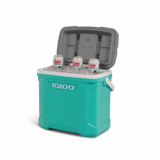 Nevera rígida de Igloo Latitude 30 con capacidad de 28L color Agua Marina - Imagen 4