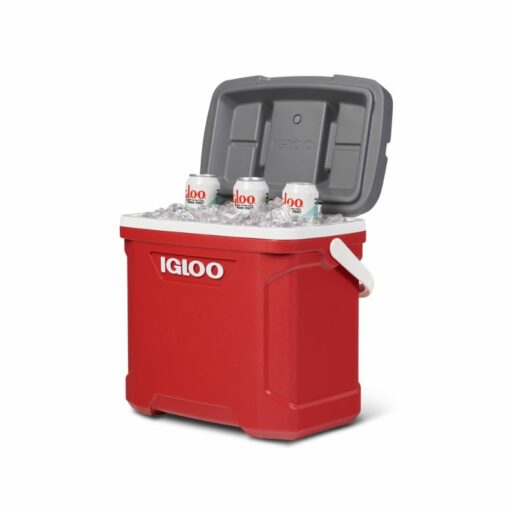 Nevera rígida de Igloo Latitude 30 con capacidad de 28L color Roja - Imagen 3