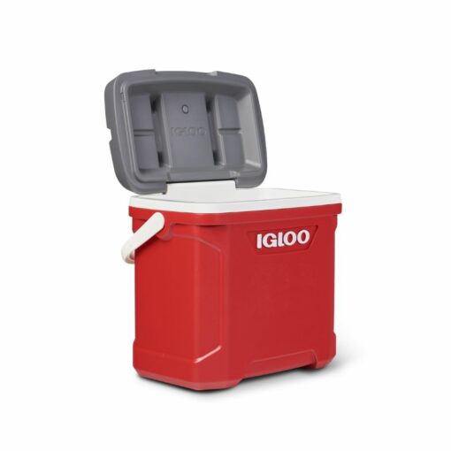 Nevera rígida de Igloo Latitude 30 con capacidad de 28L color Roja - Imagen 2